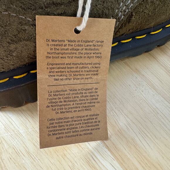 Wollaston factory MADE IN ENGLAND Dr. Martens 101 ANKLE SUEDE UK4/US6 MSRP$290 - Picture 6 of 13